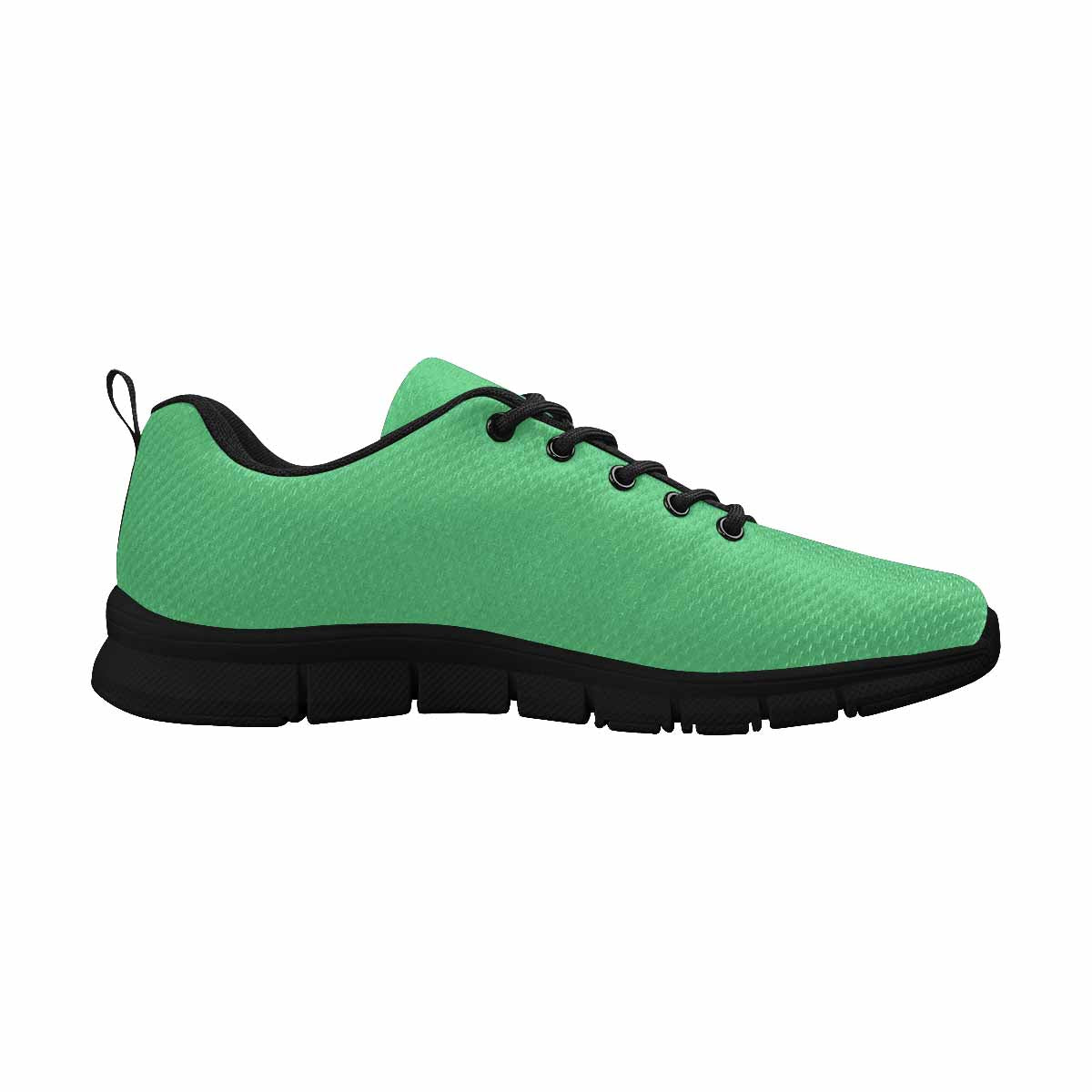 Sneakers For Men, Emerald Green - Canvas Mesh Athletic Running Shoes - Horizon Bliss