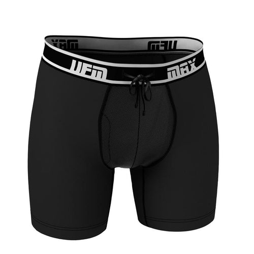 MAX Support 6 inch Boxer Briefs Polyester Gen 3.1 Available in Black, - Horizon Bliss