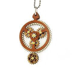 Kinetic Planetary Gear Necklace 6003B - Horizon Bliss