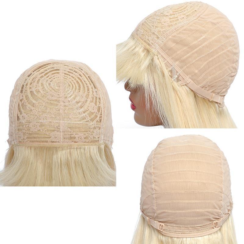 #1B/613 Straight 180% Density #613 Wig with Bang 200% Density Human - Horizon Bliss