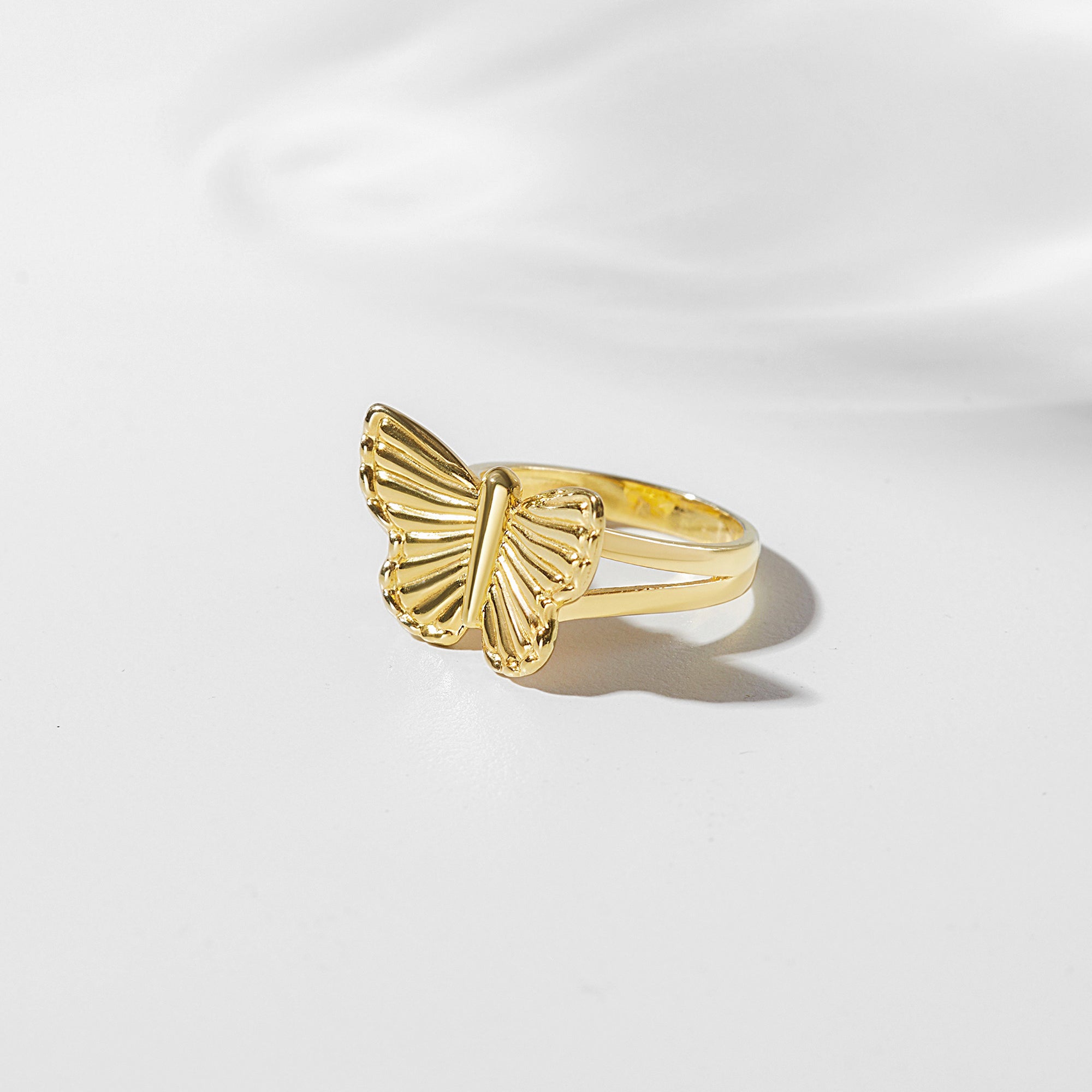 Dainty Butterfly Ring, Butterfly Gold Ring, Women Jewelry - Horizon Bliss