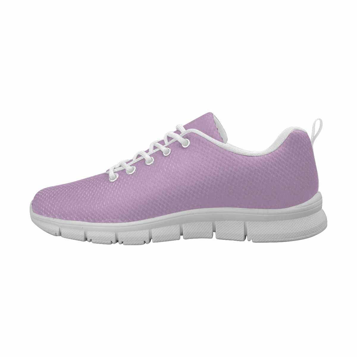 Sneakers For Men, Lilac Purple - Canvas Mesh Athletic Running Shoes - Horizon Bliss