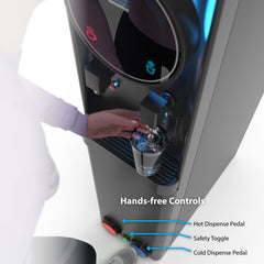 Drinkpod Self Cleaning Bottleless Water Cooler Dispenser, UL/NSF, Full - Horizon Bliss