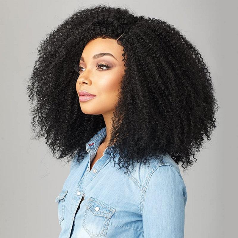 13x4 Afro Kinky Curly Lace Front Human Hair Wigs - Horizon Bliss