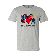 Peace Love Trump Shirt - Horizon Bliss