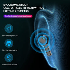 Bluetooth 5.3 Wireless Earbud  60 Hrs Playtime with LED Display for