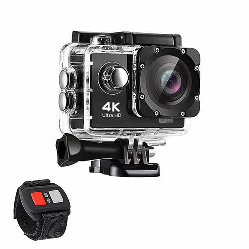 4K  Waterproof All Digital UHD WiFi Camera + RF Remote And Accessories - Horizon Bliss