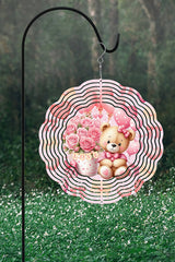 Valentine's Day Gift Teddy Love Hearts Wind Spinner