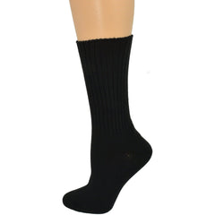 Organic Cotton Midweight Outdoor Unisex Athletic Crew Socks 3 Pair - Horizon Bliss