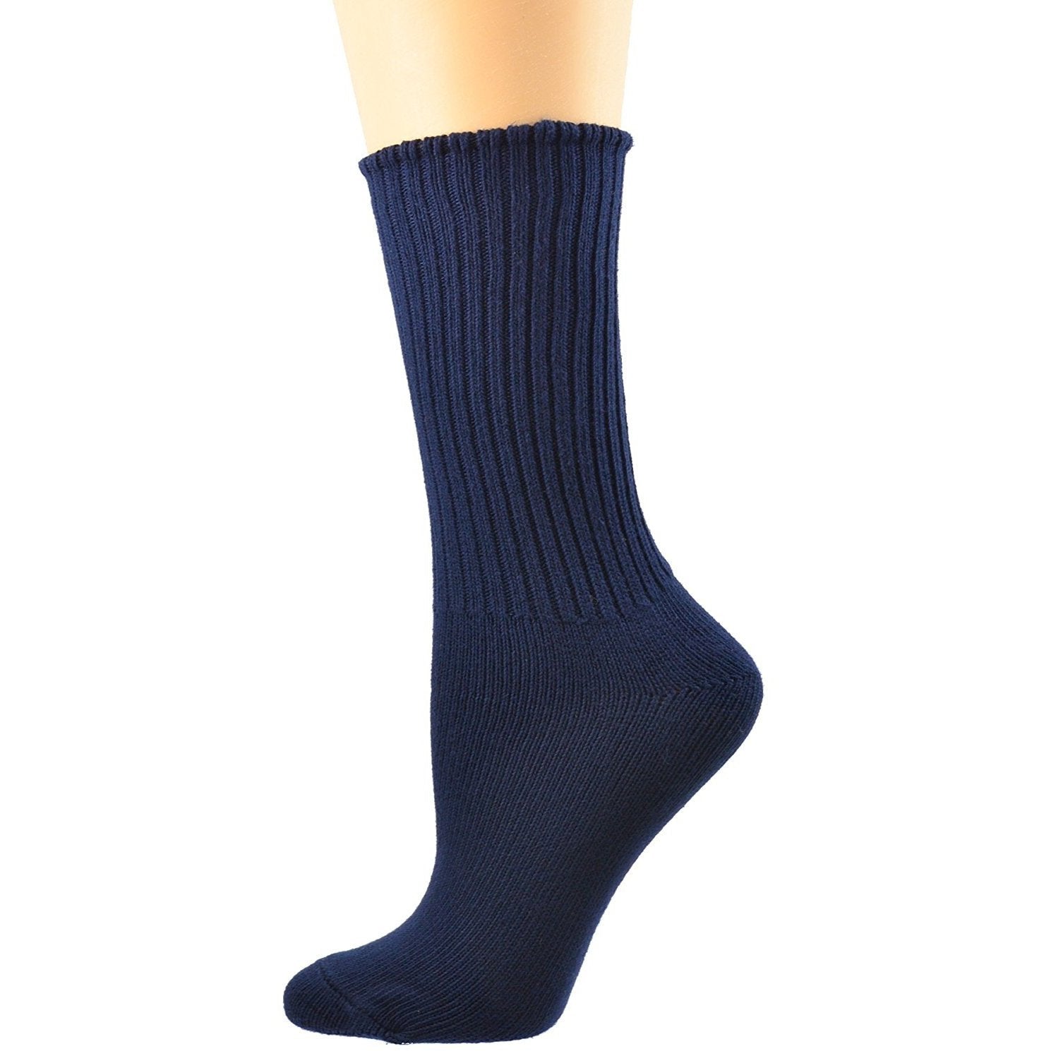 Organic Cotton Midweight Outdoor Unisex Athletic Crew Socks 3 Pair - Horizon Bliss