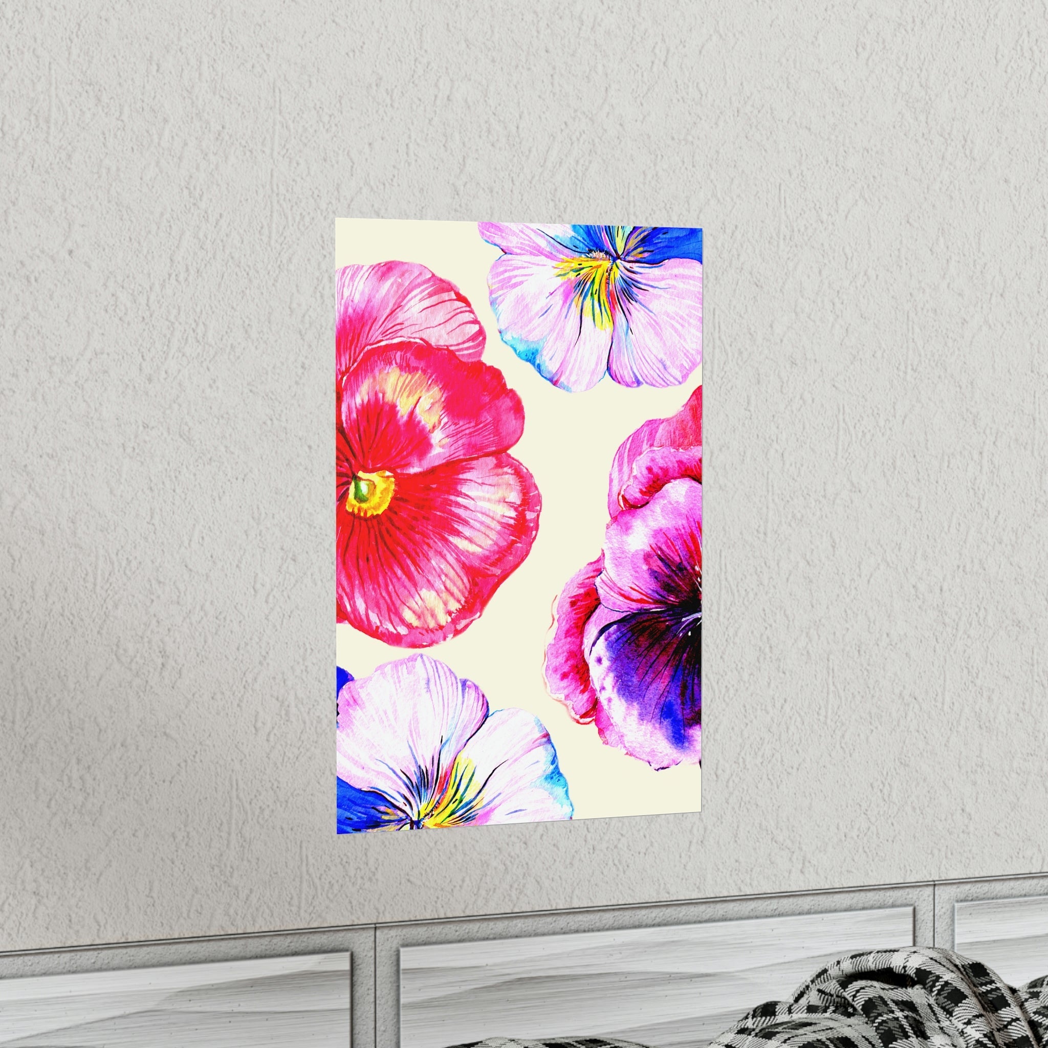 Vibrant Floral Poster - Horizon Bliss