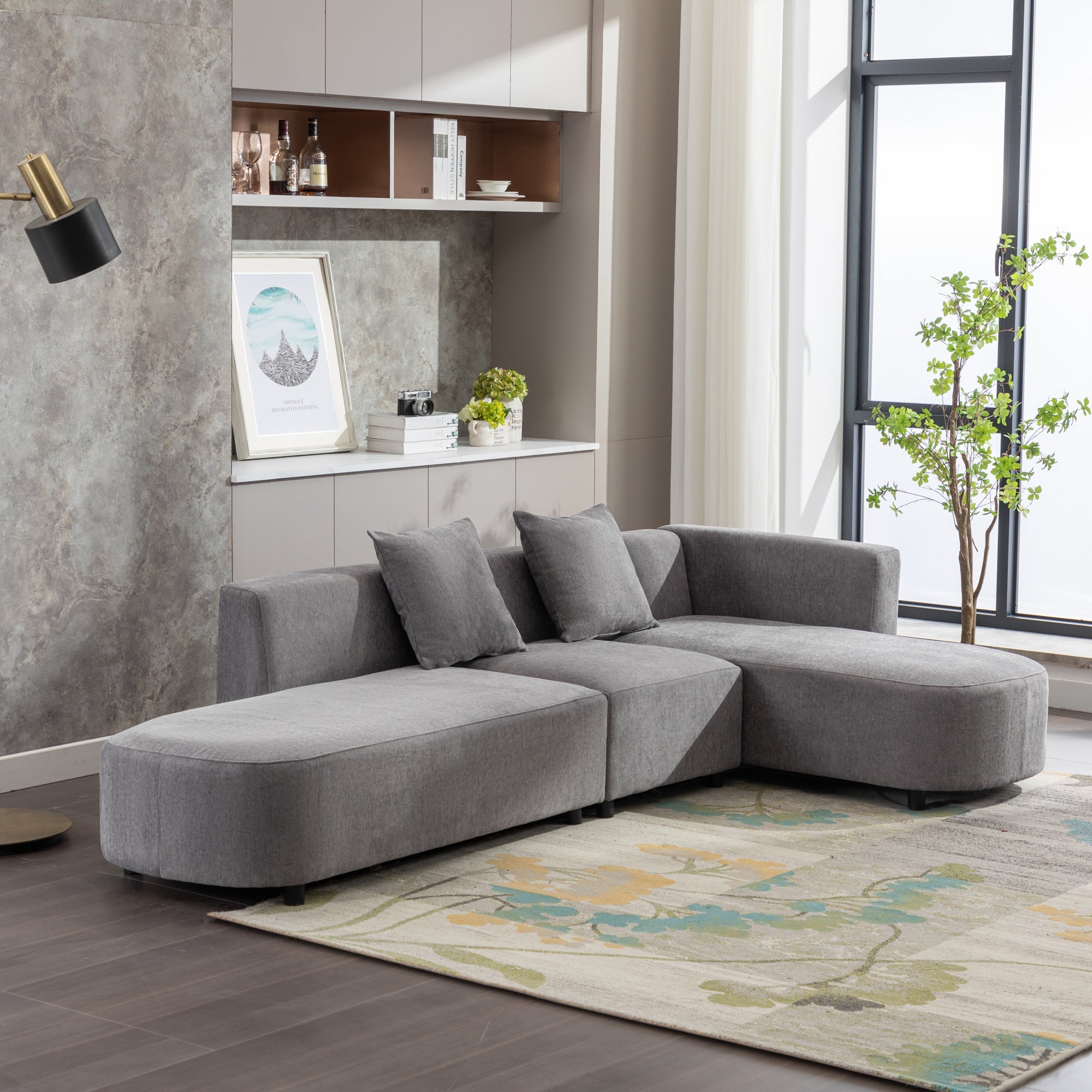 Luxury Modern Style Living Room Upholstery Sofa - Horizon Bliss