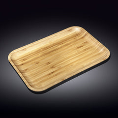 Bamboo Platter 13" inch X 9" inch | For Appetizers / Barbecue / Burger - Horizon Bliss