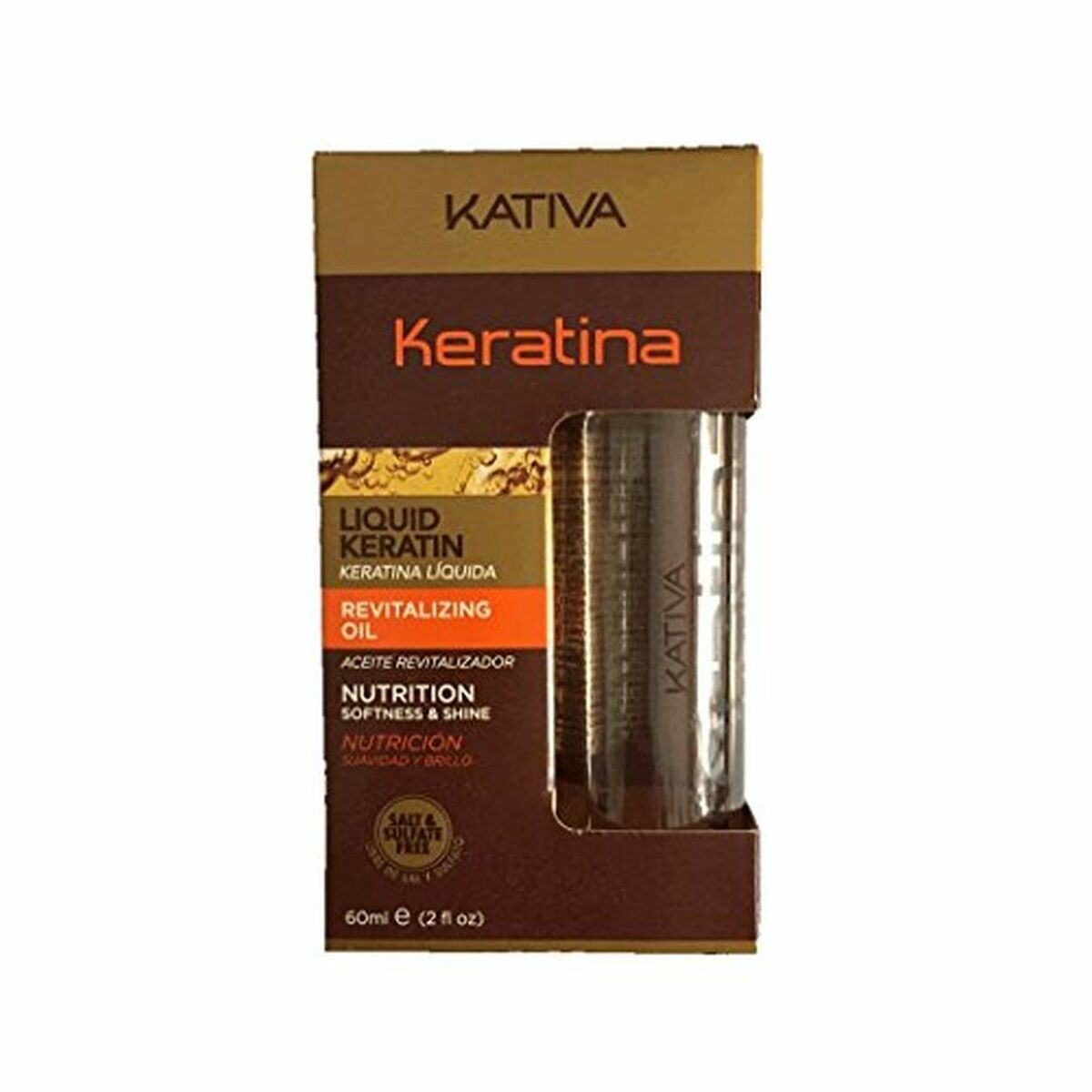 Conditioner Keratin Liquid Kativa (60 ml) - Horizon Bliss