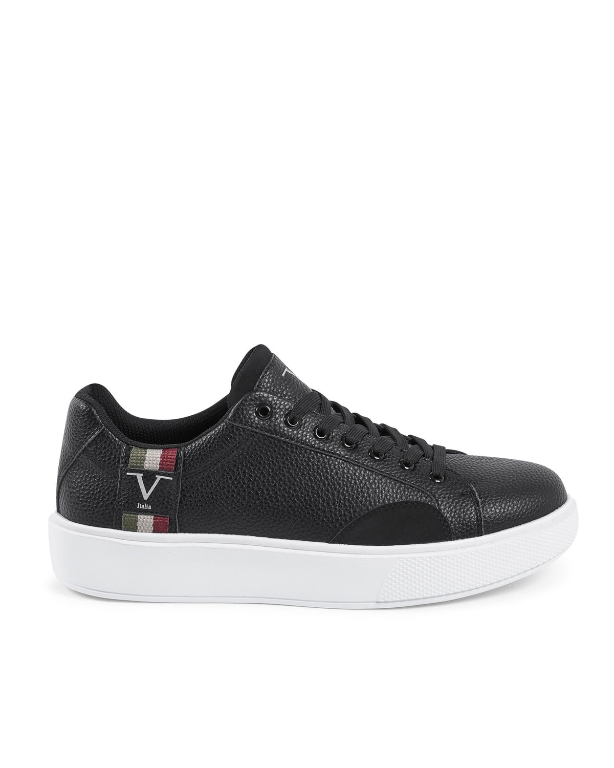 V Italia Mens Sneaker Black SNK 001 M BLACK - Horizon Bliss