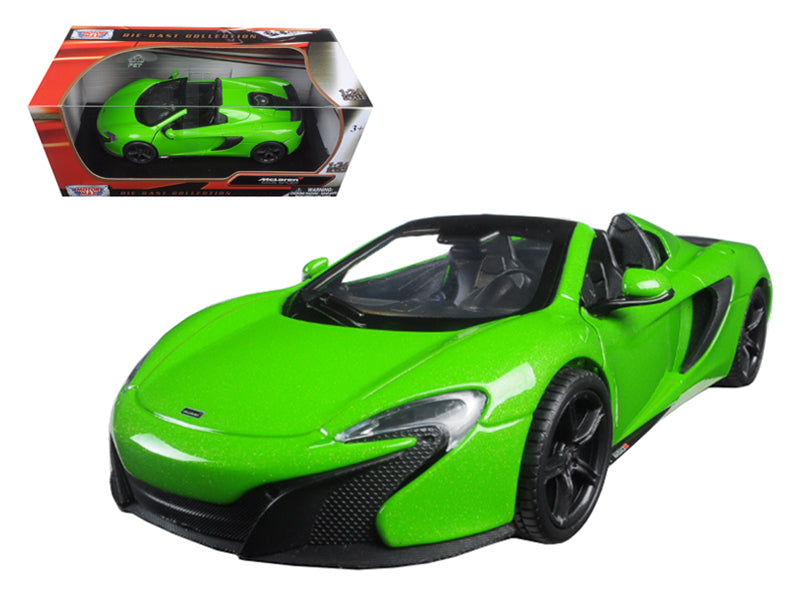 McLaren 650S Spider Green 1/24 Diecast Model Car by Motormax