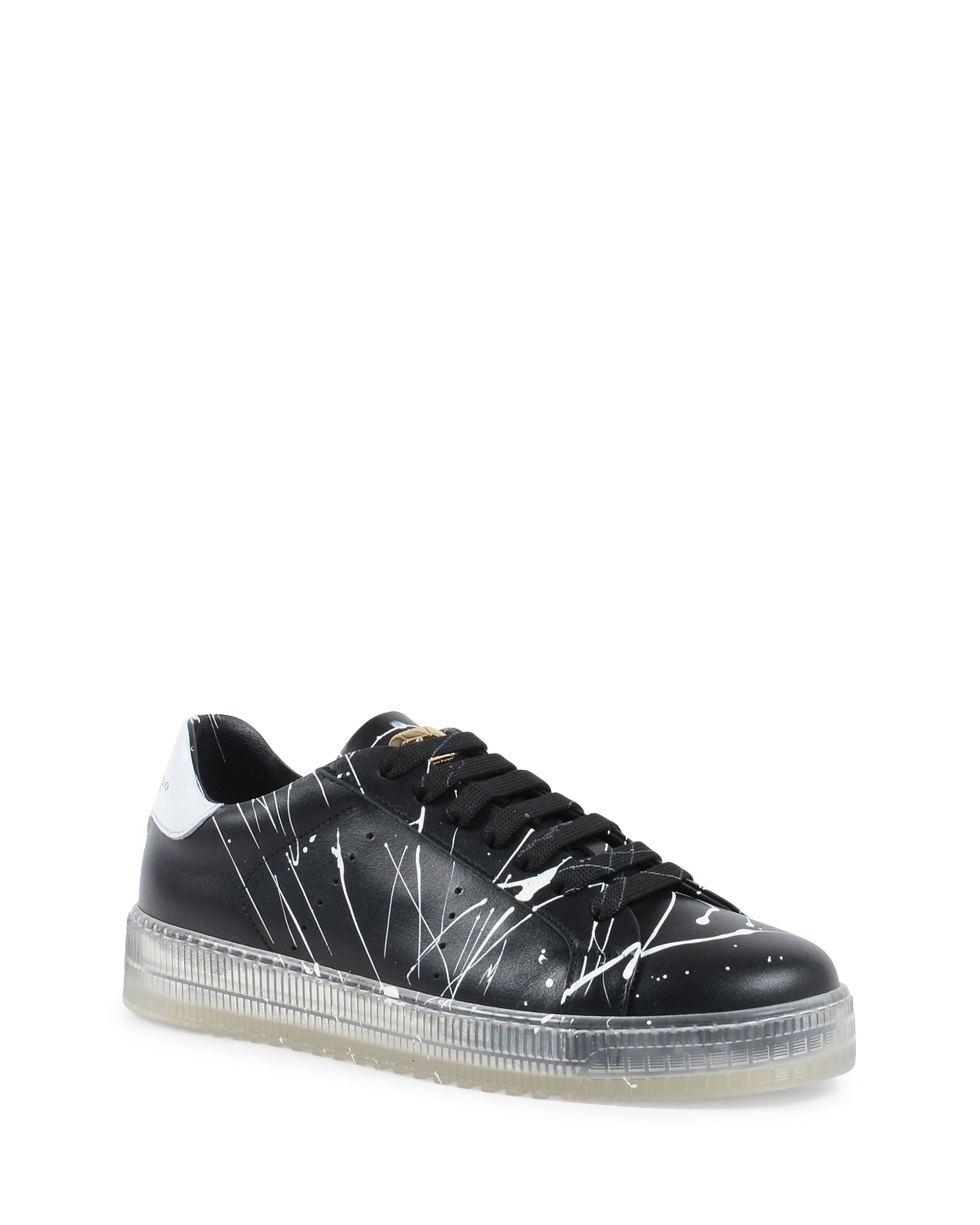 Splatter Sneaker - Black White - Horizon Bliss