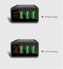 PBG 3-in-1 Fast Charging Cable with LED Display Wall Charger - Horizon Bliss