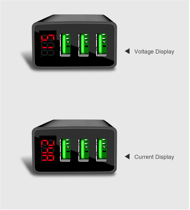 PBG 3 port LED Display Wall Charger and XL10FT Charger Compatible for - Horizon Bliss