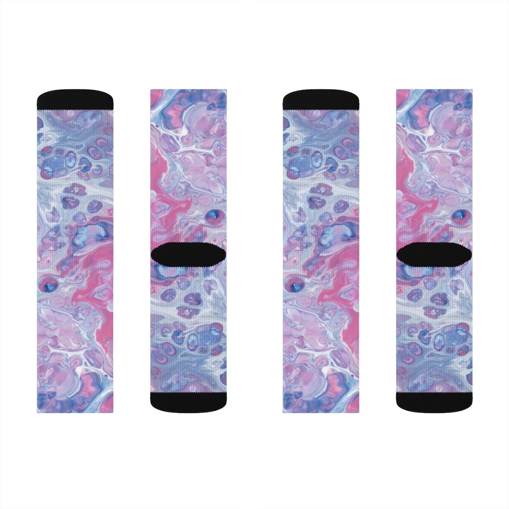 Tie Dye Fun Novelty Socks - Horizon Bliss