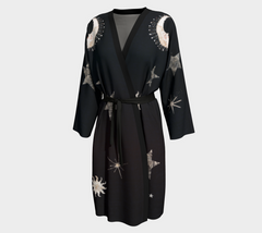 The Royal Robe Kimono in Starry Night - Horizon Bliss