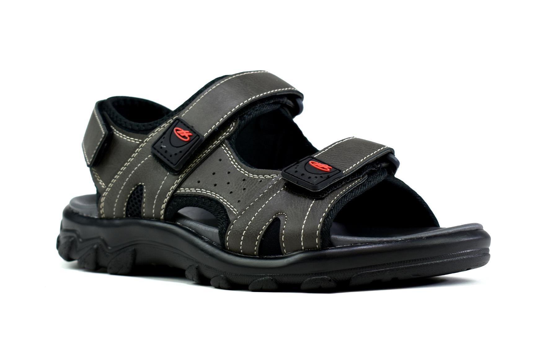 Men's Strappy Summer Sandals Grey - Horizon Bliss