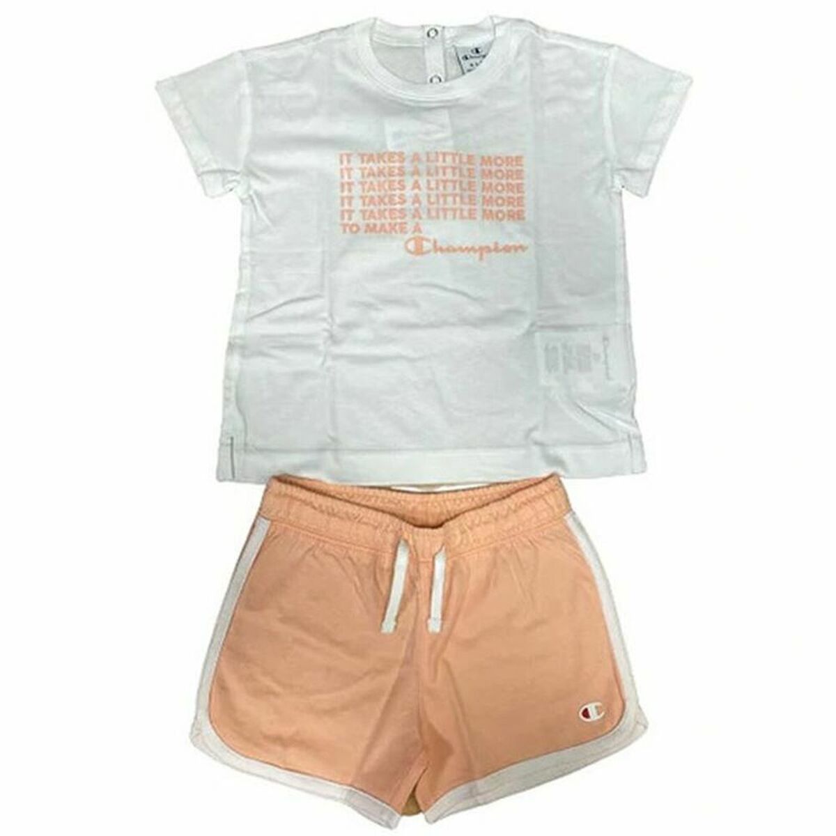 Children's Sports Outfit Champion Baby White White - Horizon Bliss