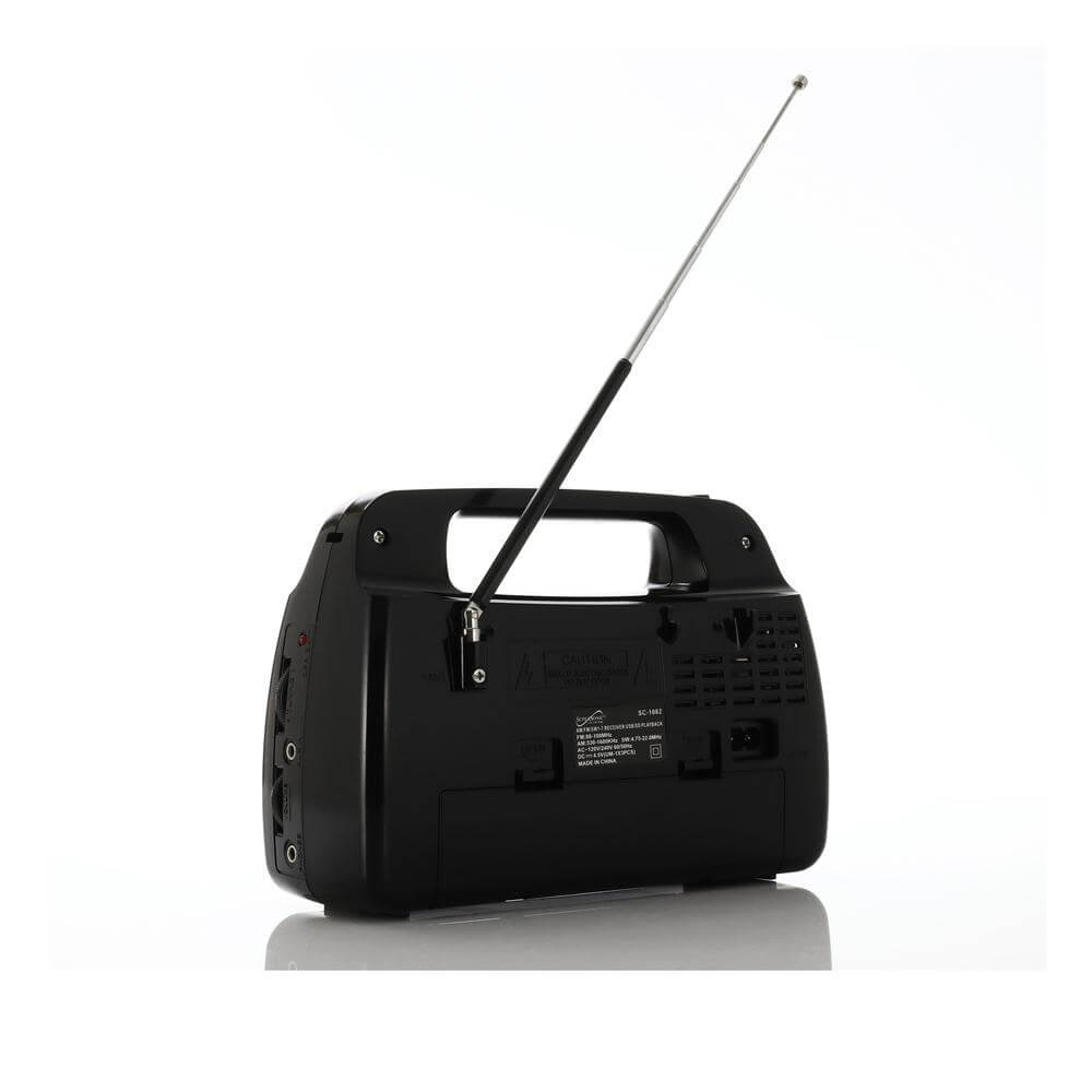 9 Band AM/FM/SW1-7 Portable Radio with Built-In Torch Light - Horizon Bliss