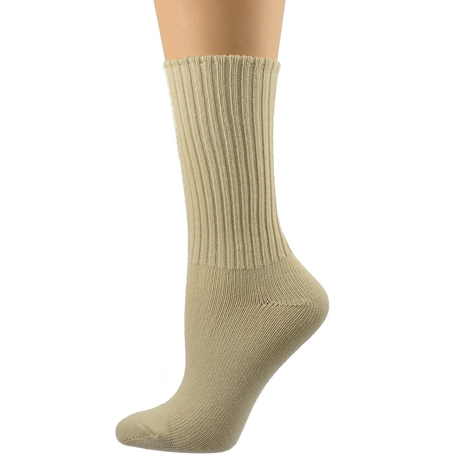 Organic Cotton Midweight Outdoor Unisex Athletic Crew Socks 3 Pair - Horizon Bliss