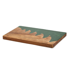 Christmas Serving Board Marble & Wood