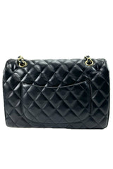 QUILTED FAUX LEATHER HAND BAG