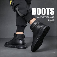 Mens Stylish Synthetic Boots - Horizon Bliss