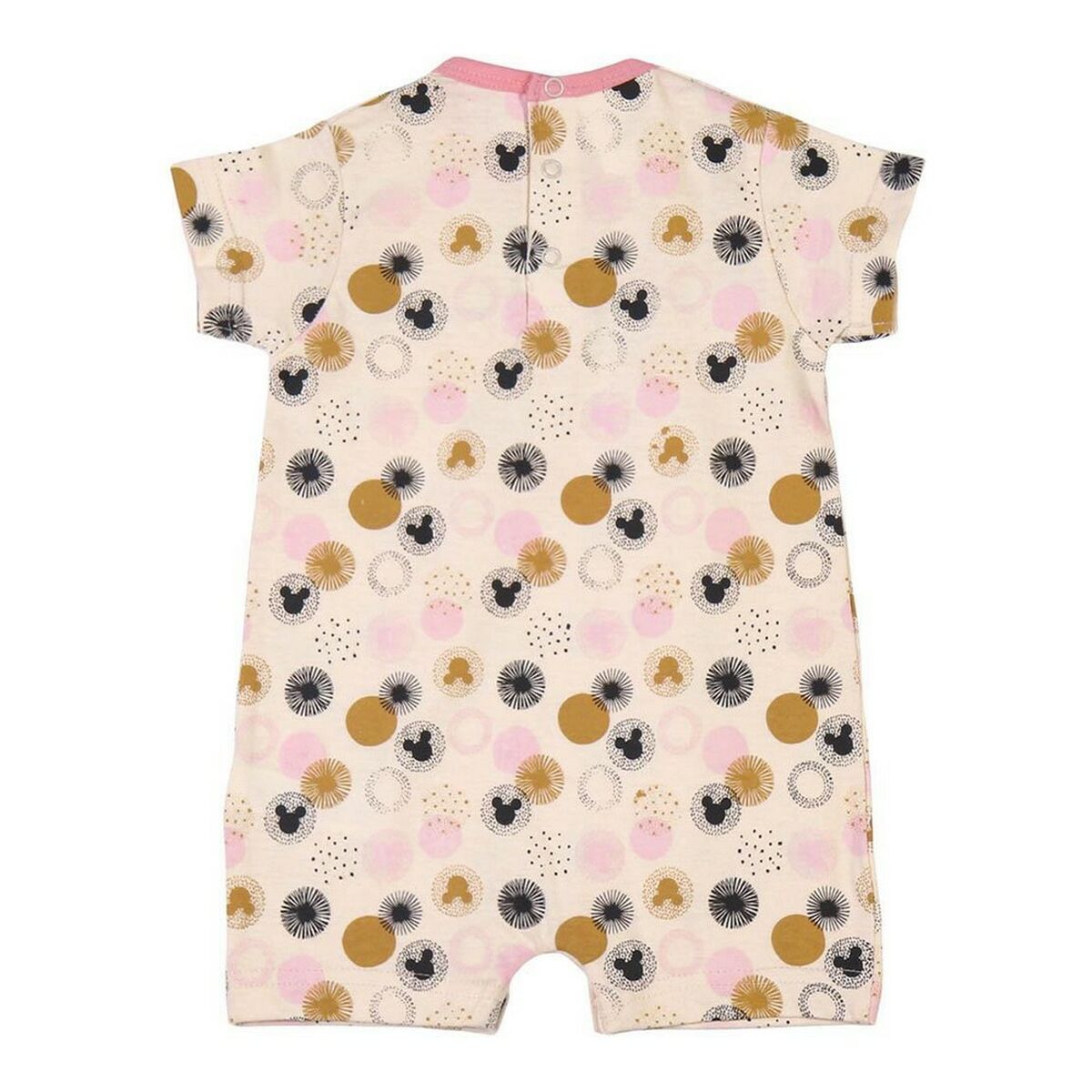 Baby's Short-sleeved Romper Suit Minnie Mouse Pink - Horizon Bliss