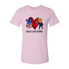 Peace Love Trump Shirt - Horizon Bliss