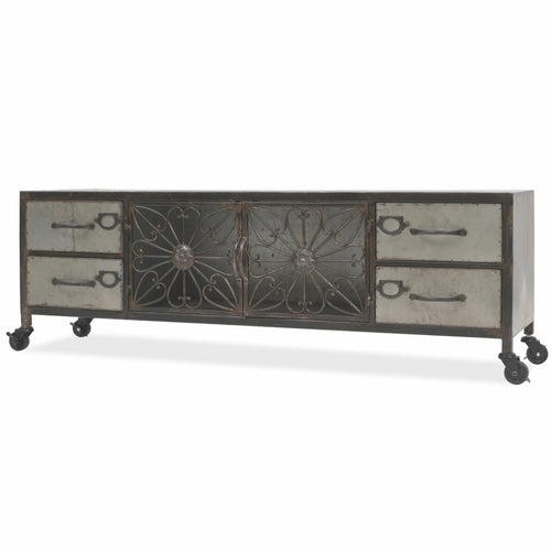 TV Cabinet 47.2"x11.8"x15.7" Silver - Horizon Bliss