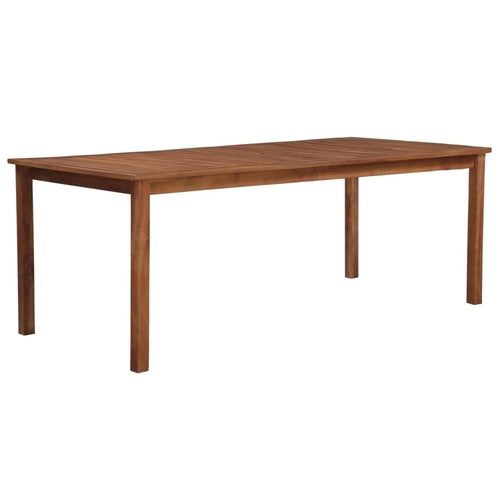 Garden Table 35.4"x35.4"x29.1" Solid Acacia Wood - Horizon Bliss