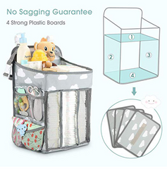 Portable Baby Crib Organizer Bed Hanging Bag