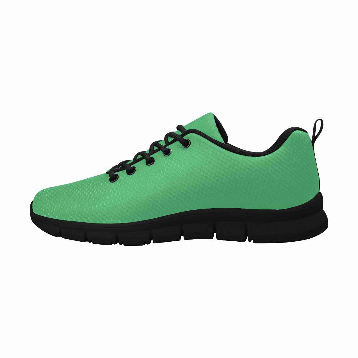 Sneakers For Men, Emerald Green - Canvas Mesh Athletic Running Shoes - Horizon Bliss