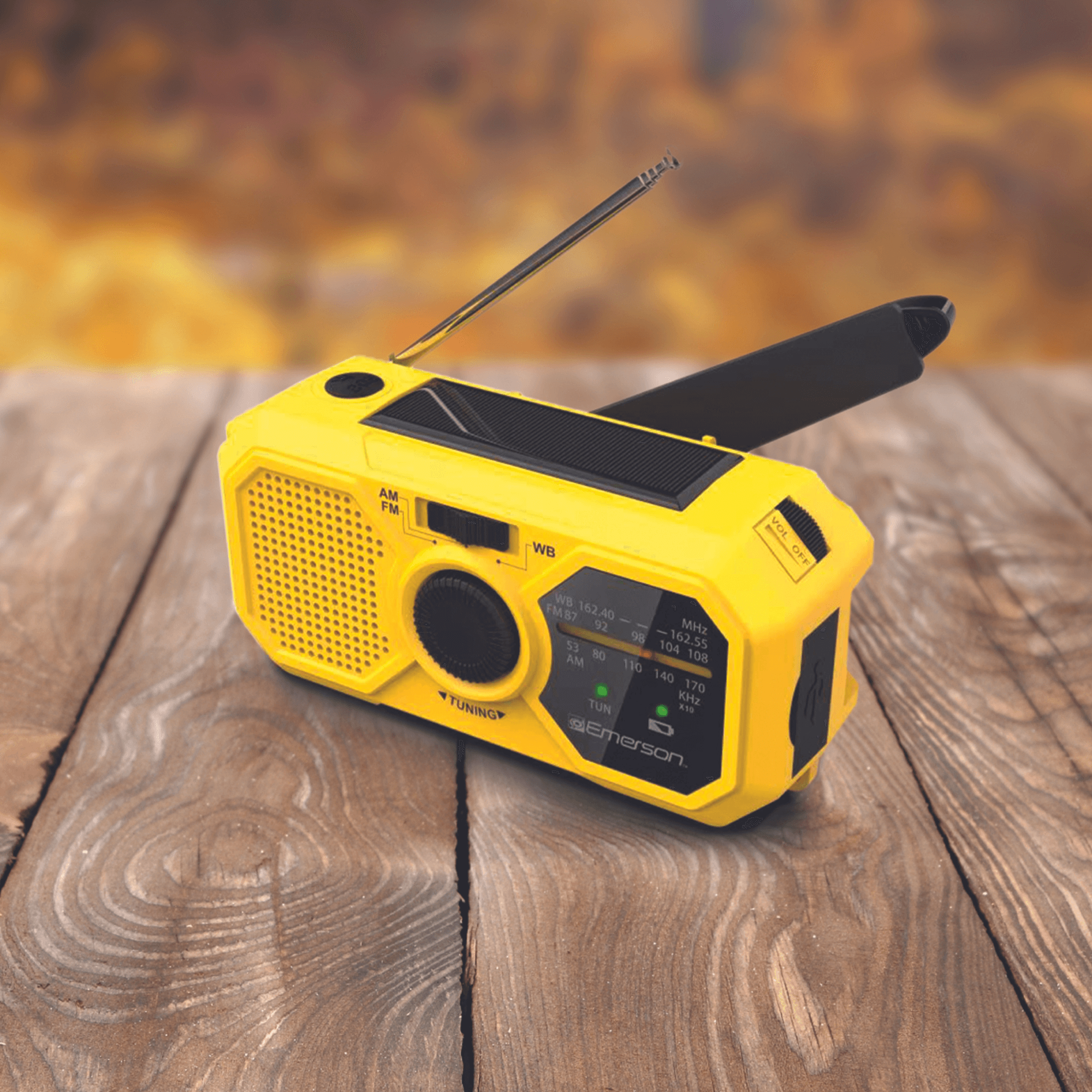 Emerson Emergency AM / FM Radio with Weather Band and Power Bank - Horizon Bliss