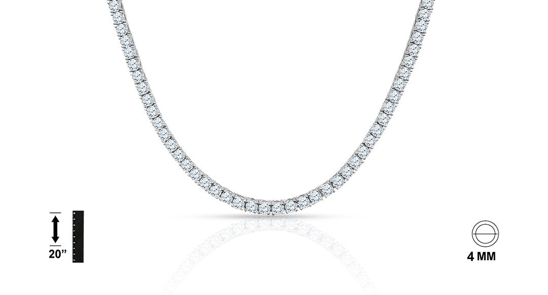 925 Sterling Silver Chain with CZ - 928571 - Horizon Bliss