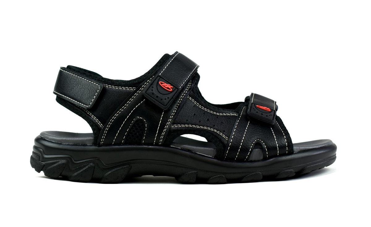 Men's Strappy Summer Sandals Black - Horizon Bliss