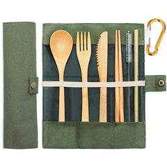 Bamboo Travel Utensils -Sustainable Bamboo Cutlery Set