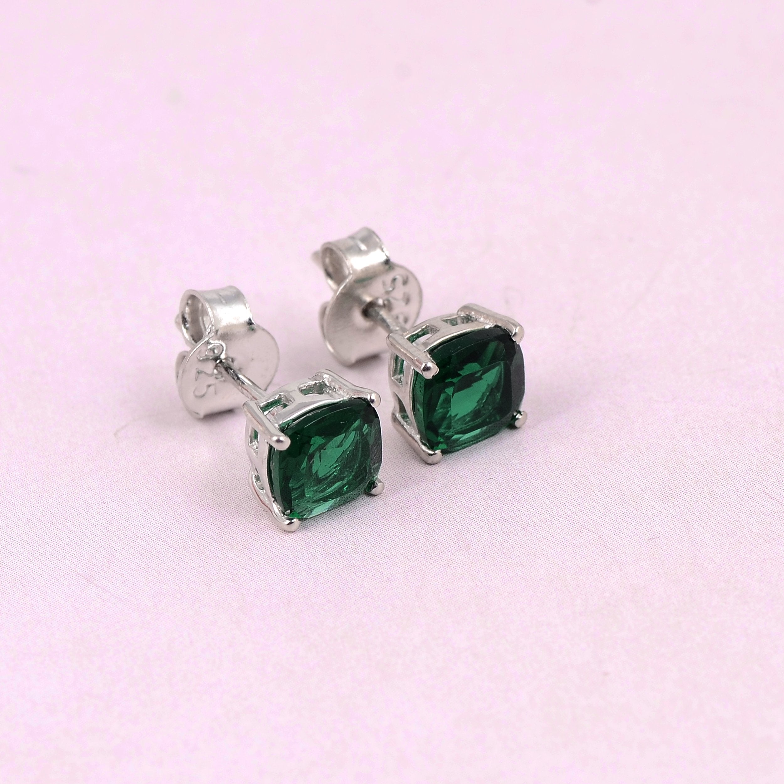 Dazzlers Birthstone Stud Earrings Sterling Silver - Horizon Bliss