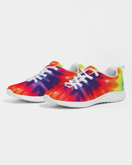 Womens Sneakers - Multicolor Tie-dye Style Low Top Canvas Running - Horizon Bliss