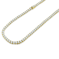 CZ One Row Gold Chain-960022 - Horizon Bliss