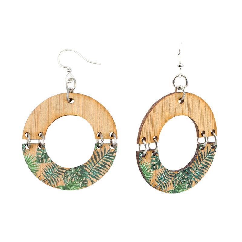 Jungle Bamboo Earrings #970 - Horizon Bliss