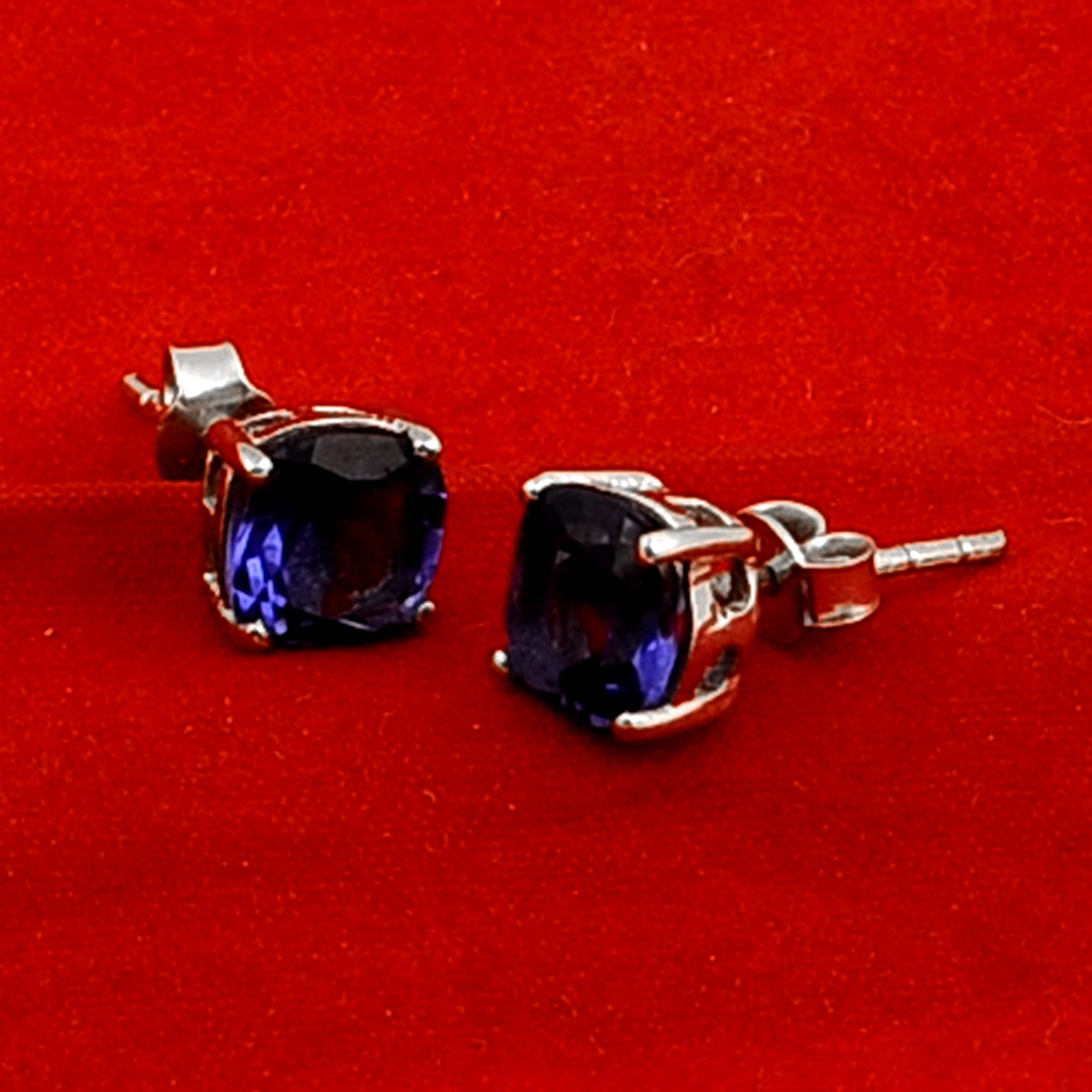 Dazzlers Birthstone Stud Earrings Sterling Silver - Horizon Bliss