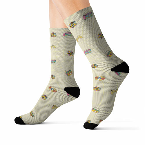 Retro Games Fun Novelty Socks - Horizon Bliss