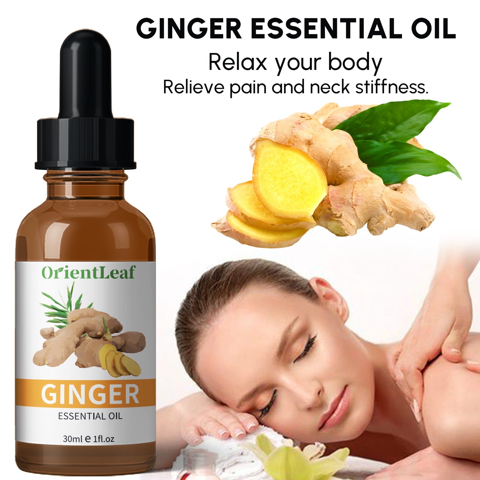 1.05 Ginger Essential Oil Pure Natural Plant Extraction Essential Oil