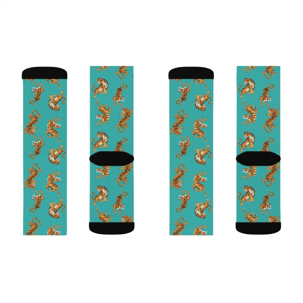 Tiger Fun Novelty Socks - Horizon Bliss